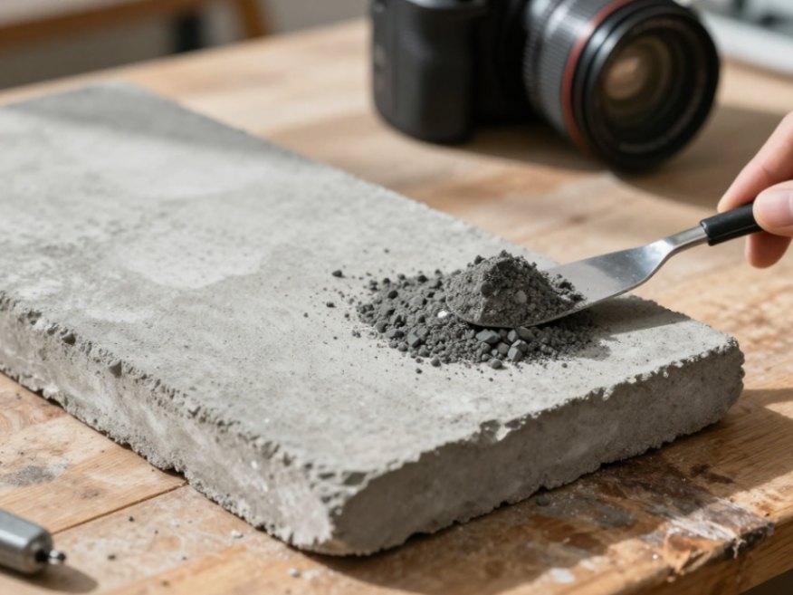 The coarse, angular texture of 220 grit SiC powder provides an ideal mechanical bond for coatings.