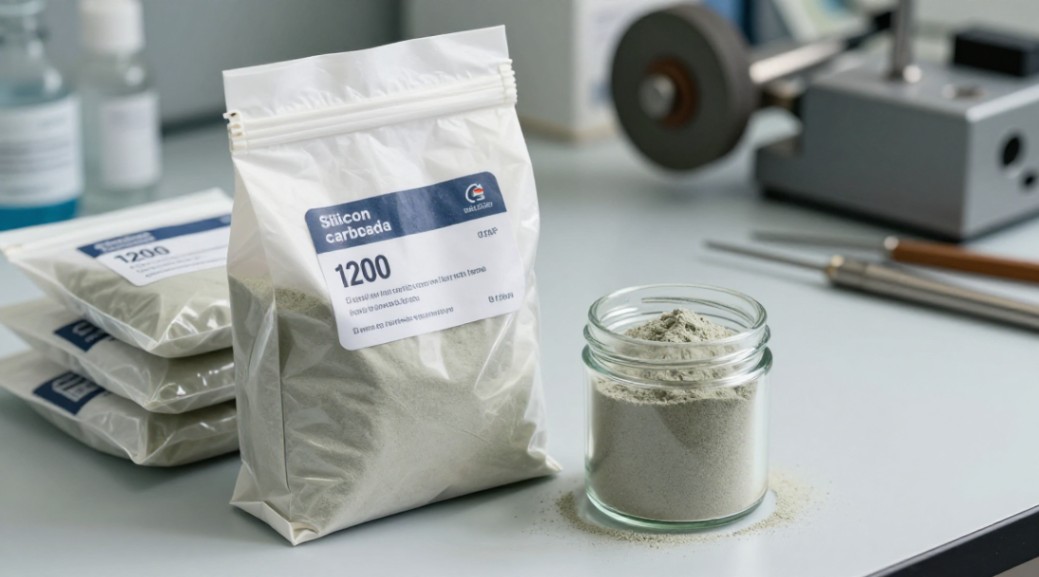 Small bags of labelled grits ensure consistency, as seen in this workshop setup.